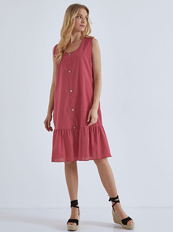 Φορέματα/Midi Φόρεμα με διακοσμητικά κουμπιά SM9856.8271+4