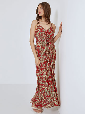 Φορέματα/Maxi Φόρεμα με μεταλλιζέ λεπτομέρειες SM9856.8333+2