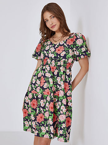 Floral φόρεμα SM9856.8356+2 Celestino