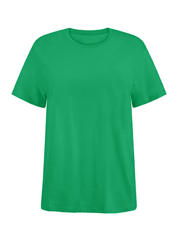 Unisex cotton T-shirt in green