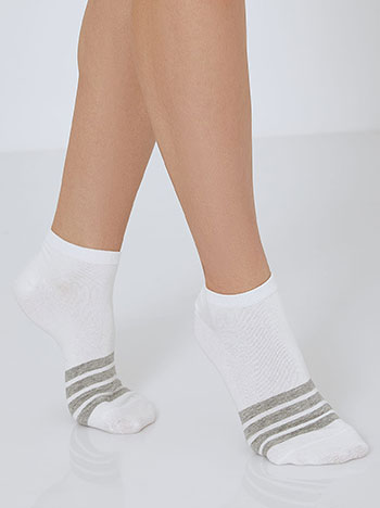 Celestino Σετ με 3 ζευγάρια ανδρικές κάλτσες με ρίγες SM9999.0020+2