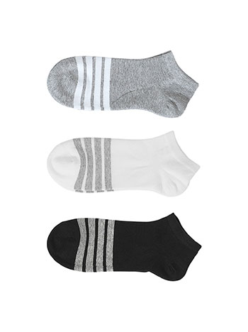 3 pack mens socks with stripes in set 4