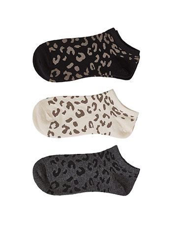 3 pack socks in animal print in set 4