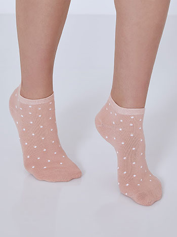 Celestino Σετ με 3 ζευγάρια πουά κάλτσες SM9999.0120+1
