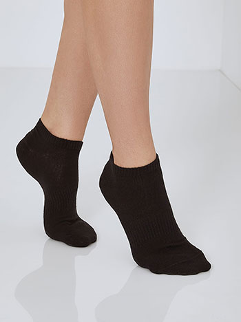 Celestino Σετ με 3 ζευγάρια κάλτσες με ριπ λεπτομέρειες SM9999.0888+1