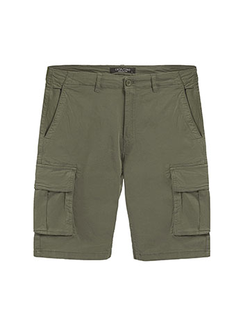 Mens shorts cargo in khaki