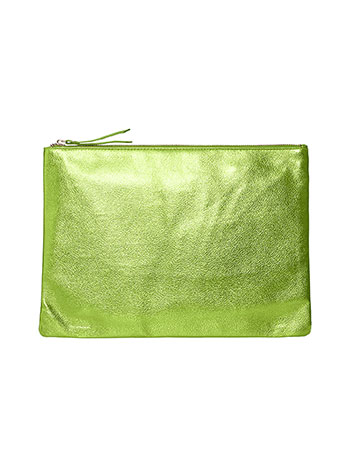 Bag metallic in light green - Pose2