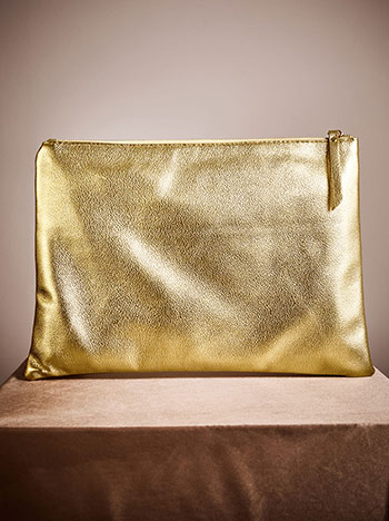 Bag metallic in gold - Pose0
