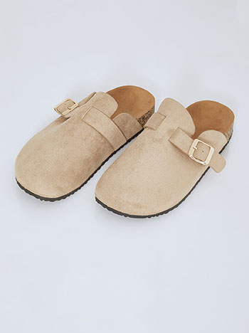 Shoes suede like in beige - Pose2