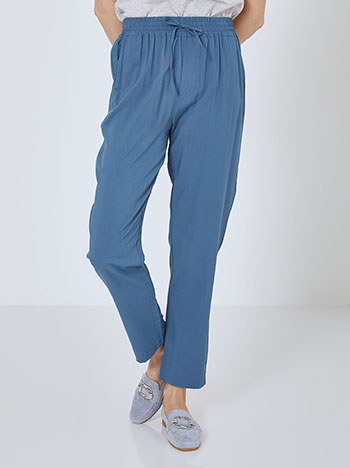 Trousers cotton in blue