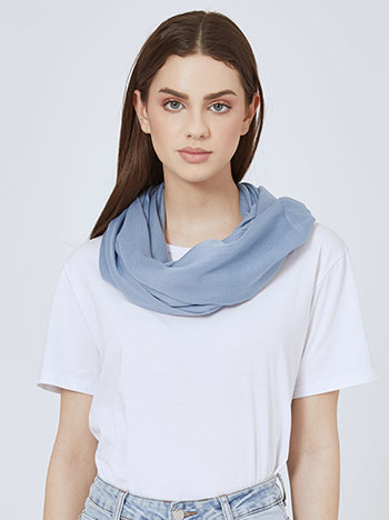 Scarf monochrome in rough blue