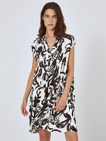 Φόρεμα μίνι oversized βαμβακερό σε μαύρο