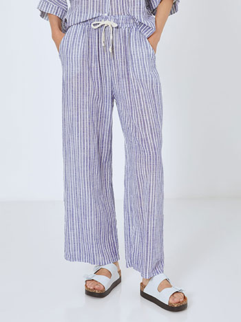 トゥデイフル　Georgette Stripe Trousers 38 b01ee818738w.jpg
