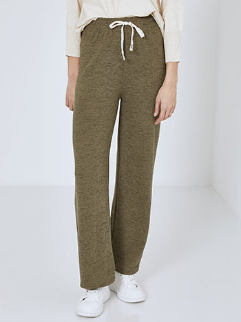 Sweatpants melange in khaki