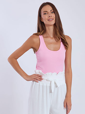 Top sleeveless athletic in pink