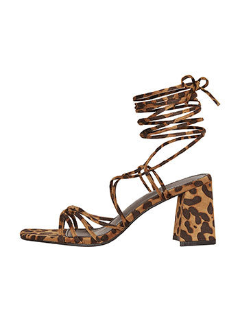 Heels suede like in brown - Pose1