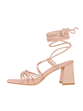 Heels suede like in peach - Pose1