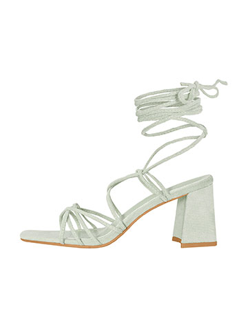 Heels suede like in mint - Pose1