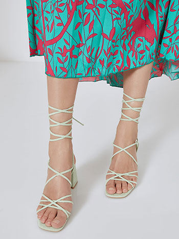 Heels suede like in mint - Pose0