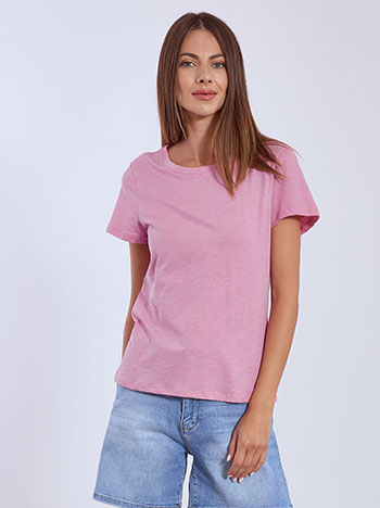 T-shirt cotton in dusty pink