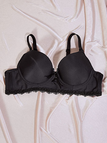 Bra monochrome in black