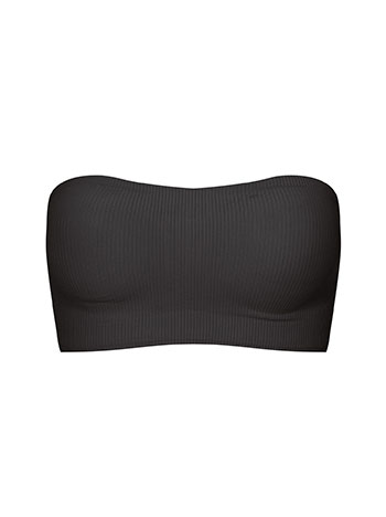 Strapless μπουστάκι σε μαύρο