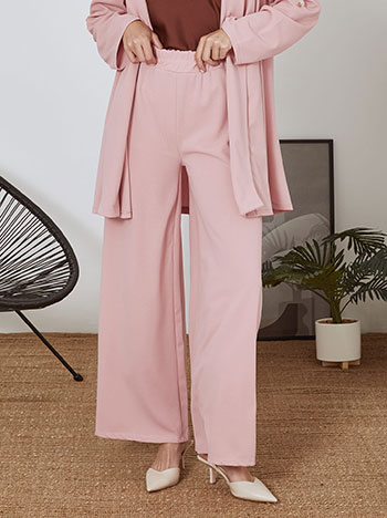 Παντελόνα μονόχρωμη σε σάπιο μήλο