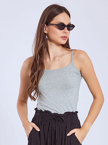 Top with cotton in grey