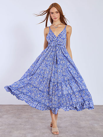 オールインワン・サロペット Aspesi Midnight Blue Cotton Pique Midi Dress Aspesi Midnight Blue Cotton Pique Midi Dress | ShopSimon