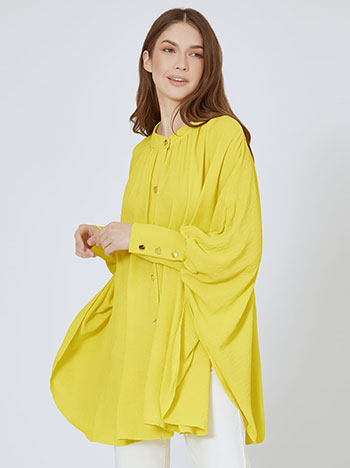 Shirt oversized in yellow