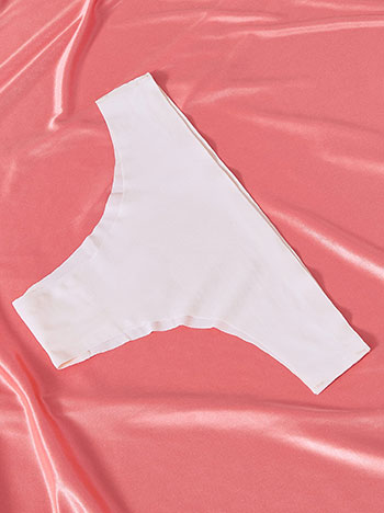 Brief brazilian seamless rib in powder pink