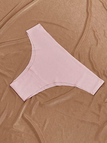 Brief brazilian seamless rib in dusty pink