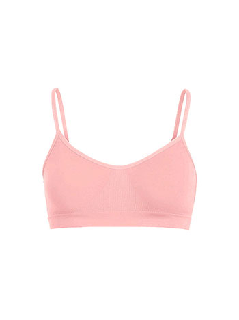 Bustier monochrome in pink - Pose0