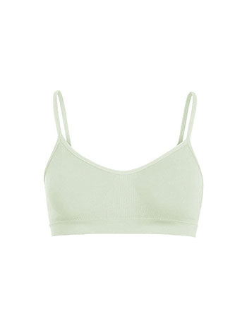 Bustier monochrome in lime - Pose0