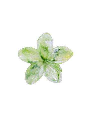 Κλάμερ μαλλιών λουλούδι σε λαχανί
