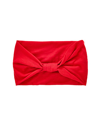 Monochrome headband in red