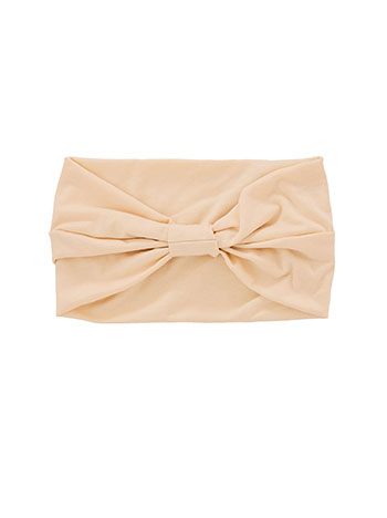 Monochrome headband in off white