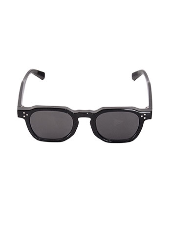 Flat-top sunglasses in black