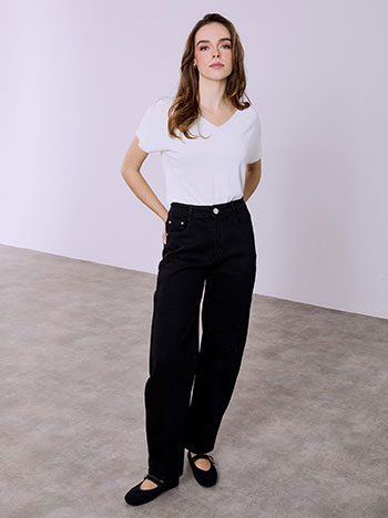 Jeans baggy in black