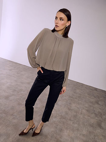 Office trousers chino in black