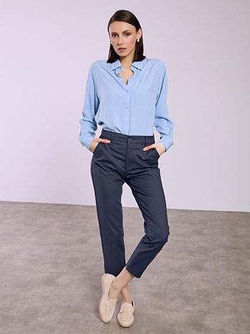 Παντελόνι γραφείου chino σε σκούρο μπλε