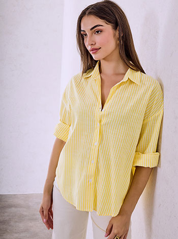 Striped shirt in yellow