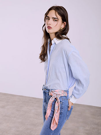 Scarf paisley in pink