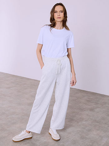 Sweatpants monochrome in light grey