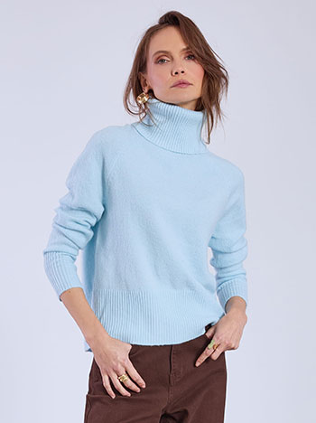 Ζιβάγκο μονόχρωμο σε γαλάζιο