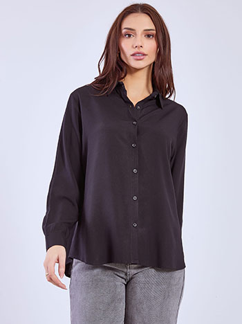 Shirt monochrome in black