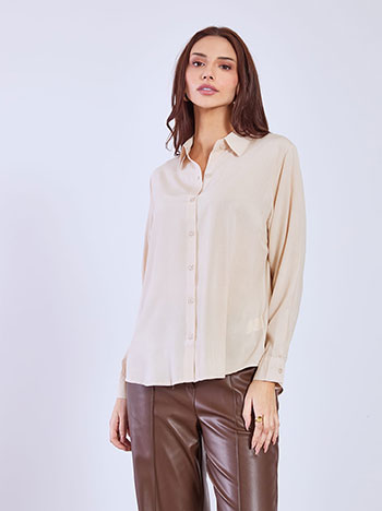 Shirt monochrome in beige