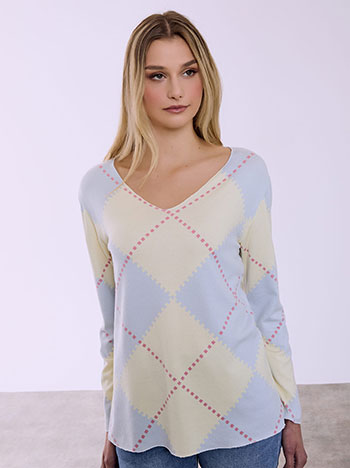 Top with rhombus in yellow