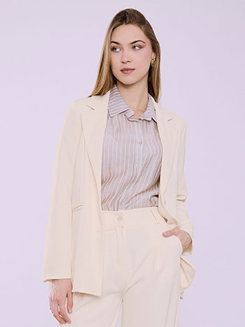 Blazer monochrome in off white