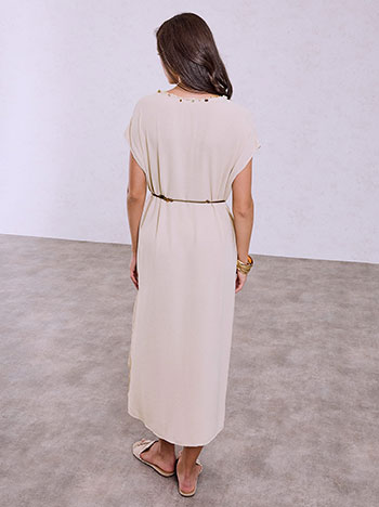 トップス UJOH Cord & Belt Dress Dress with detachable cord belt in white, 19.99€ | Celestino